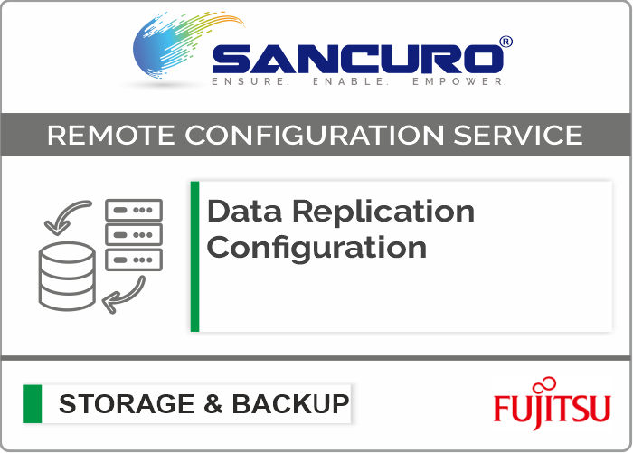 Data Replication Configuration For FUJITSU Storage ETERNUS DX60 S4 Hybrid System