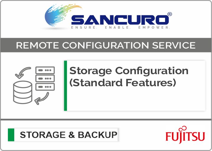 Storage Configuration (Standard Features) For FUJITSU Storage ETERNUS DX60 S4 Hybrid System