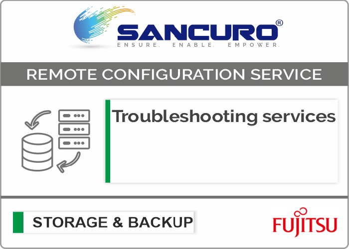Troubleshooting services For FUJITSU Storage ETERNUS DX60 S4 Hybrid System