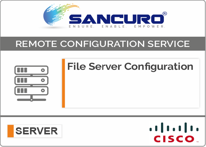File Server Configuration For CISCO Server