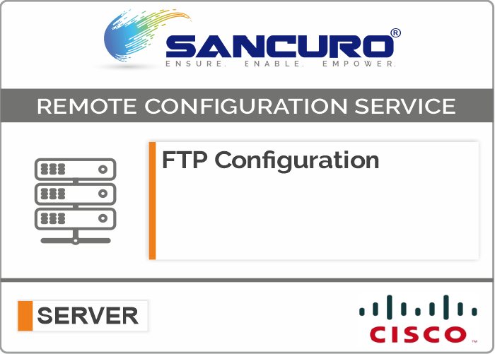 FTP Configuration For CISCO Server