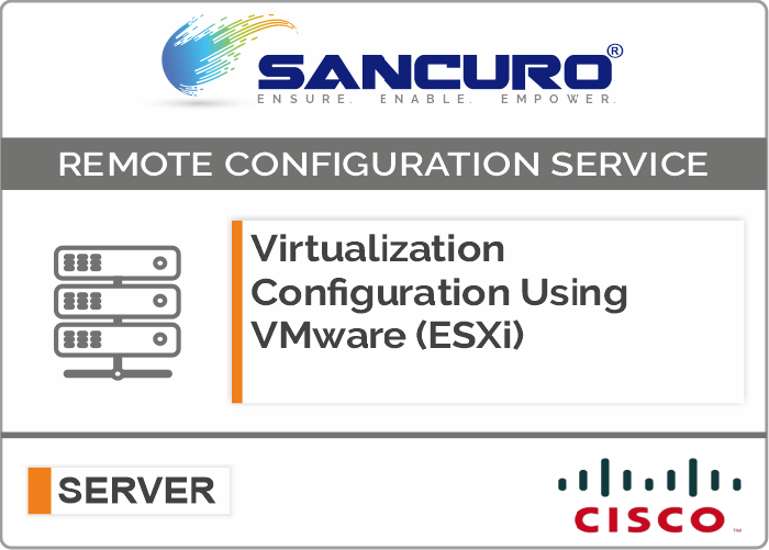 Virtualization Configuration Using VMware (ESXi) For CISCO Server