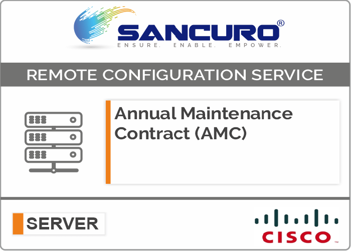 Annual Maintenance Contract (AMC) For Basic Configuration Services for Cisco Server