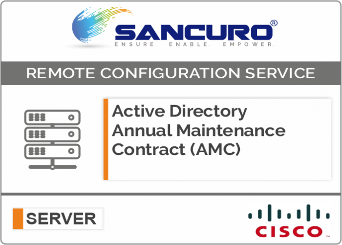 Active Directory Annual Maintenance Contract (AMC) FOR CISCO SERVER
