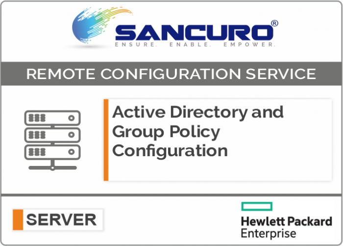 Active Directory and Group Policy Configuration For HPE Server