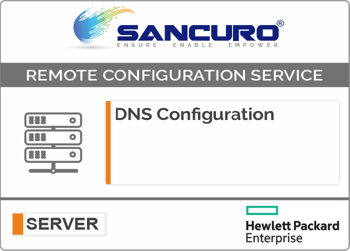 DNS Configuration For HPE Server