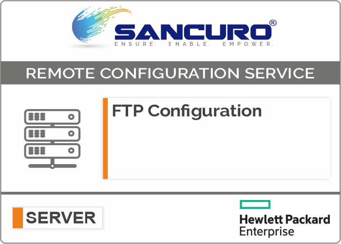 FTP Configuration For HPE Server