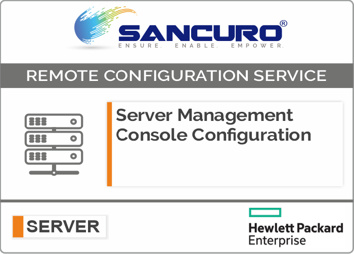 HPE Server Management Console Configuration