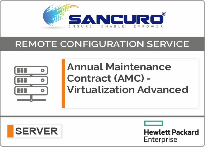Annual Maintenance Contract (AMC) For Comprehensive Virtualization Services For HPE Server