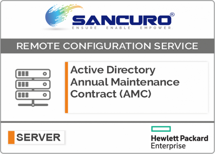 Active Directory Annual Maintenance Contract (AMC) FOR HPE SERVER
