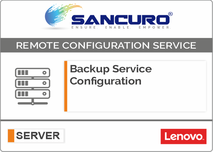 Backup Service Configuration For LENOVO Server