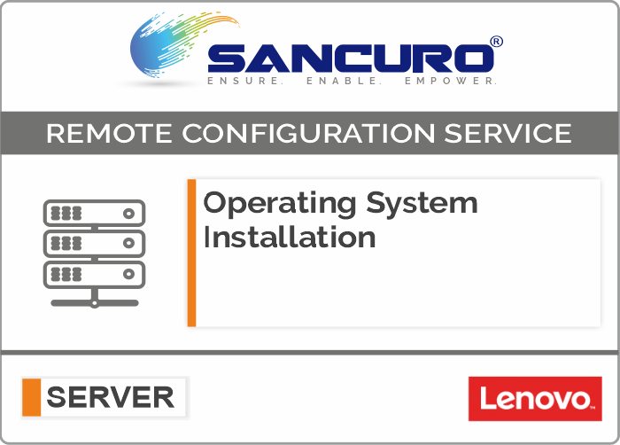 Operating System Installation on LENOVO  Server
