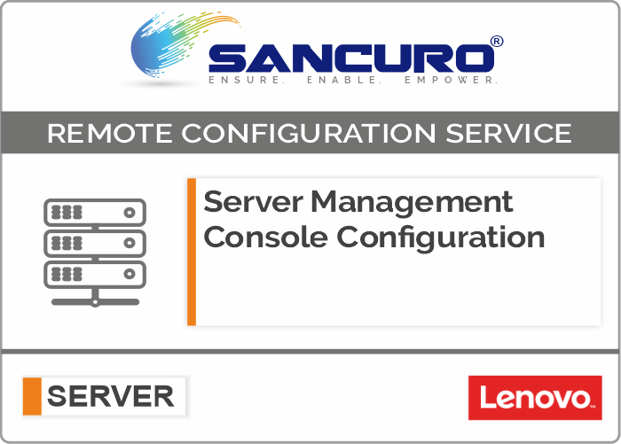 LENOVO Server Management Console Configuration