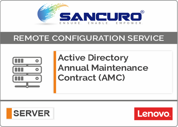 Active Directory Annual Maintenance Contract (AMC) FOR Lenovo SERVER