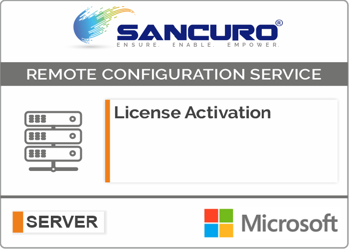 Microsoft SQL License Activation