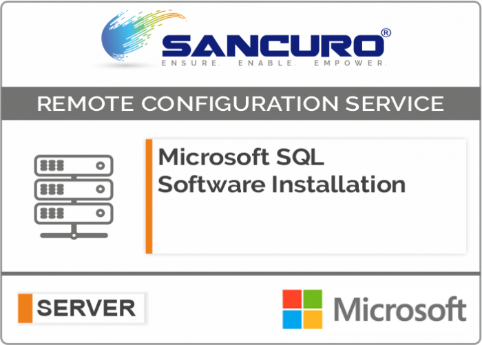 Microsoft SQL Software Installation on Server