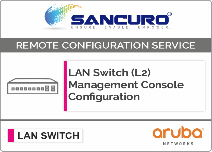 Aruba L2 LAN Switch Management Console Configuration
