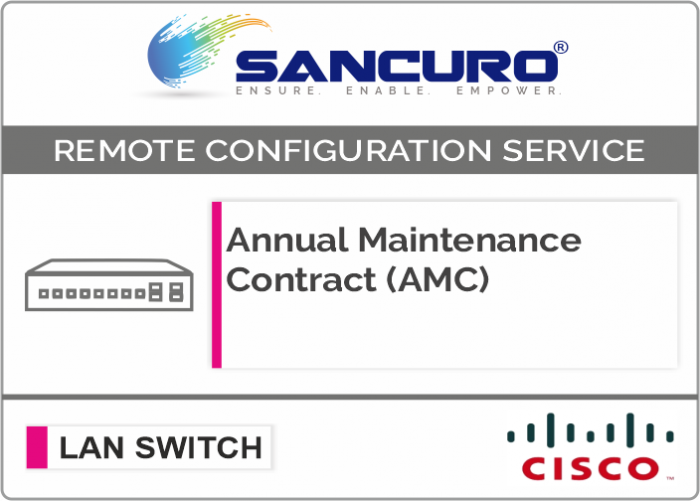 Annual Maintenance Contract (AMC) For CISCO L2 LAN Switch For Model Series C3650