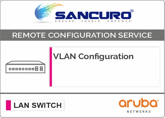 VLAN Configuration in Aruba L3 LAN Switch For Model Series 2930F