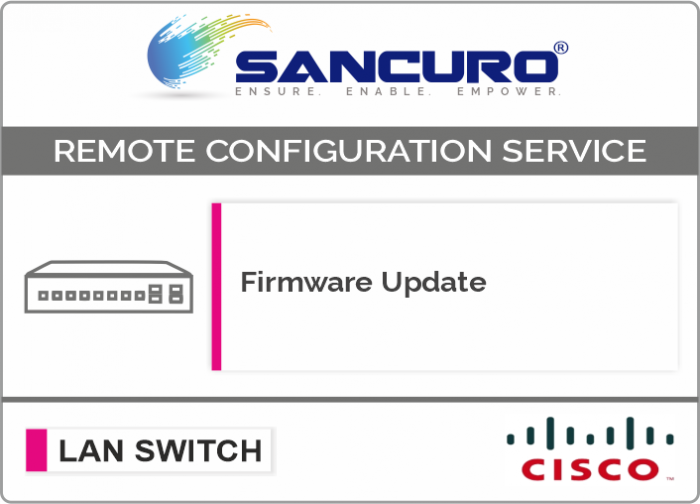 Firmware Update for CISCO L3 LAN Switch