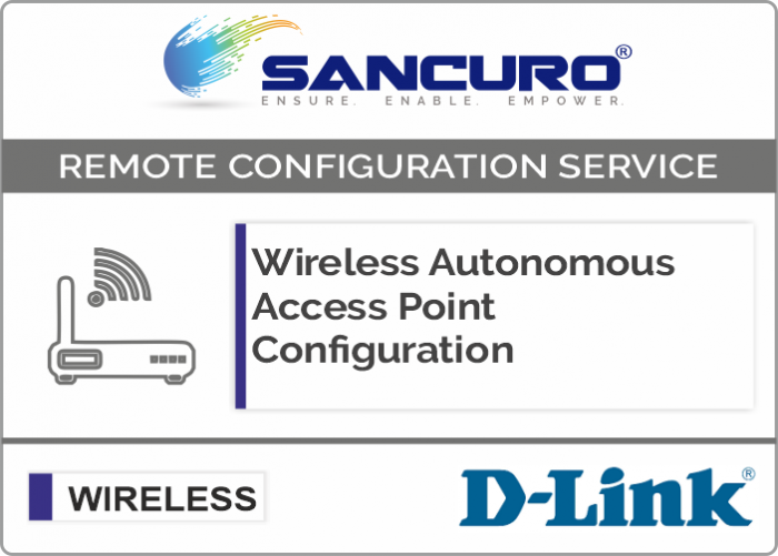 D-Link Autonomous Wireless Access Point Configuration