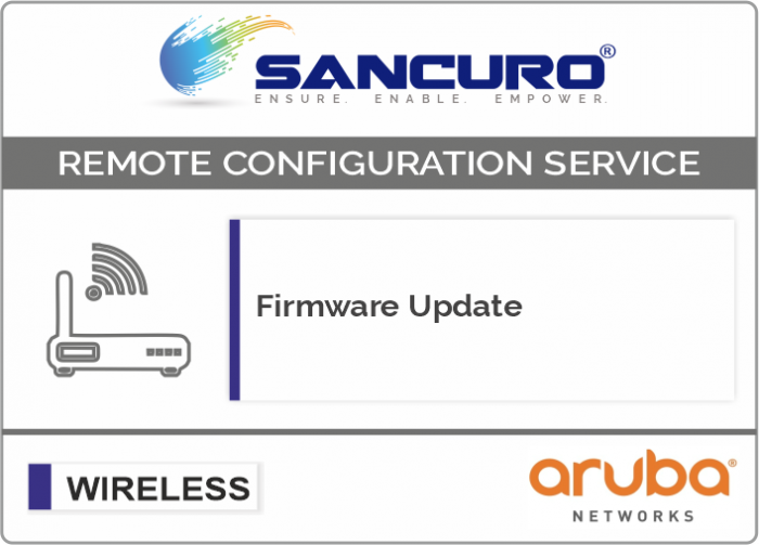 Firmware Update for Aruba Wireless Controller