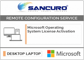Microsoft Operating System License Activation on Desktop / Laptop