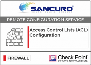 Access Control Lists (ACL) Configuration for Check Point Firewall For Model Series 1400,3000
