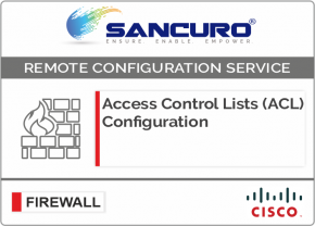 Access Control Lists (ACL) Configuration for CISCO Firewall For Model Series ASA 5520, ASA 5525
