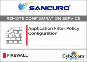 Application Filter Policy Configuration For Cyberoam Firewall For Model CR100iNG, CR200iNG, CR300iNG