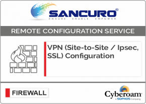 VPN (Site-to-Site / IPsec, SSL) Configuration in Cyberoam Firewall For Model CR500iNG, CR1000iNG, CR1500iNG, CR2500iNG