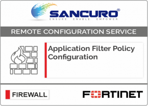 Application Filter Policy Configuration For FORTINET Firewall For Model 600D, 800D, 900D, 500E