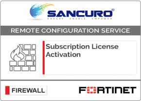 FORTINET Firewall Subscription License Activation