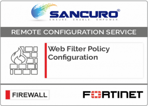Web Filter Policy Configuration For FORTINET Firewall For Model 50E, 60E, 80E, 90E