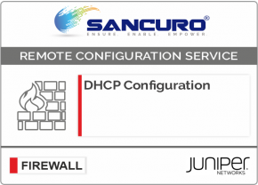 DHCP Configuration For JUNIPER Firewall For Model Series SRX100, SRX200, SRX300