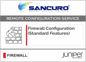 JUNIPER Firewall Configuration (Standard Features)