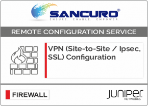 VPN (Site-to-Site / IPsec, SSL) Configuration in JUNIPER Firewall For Model Series SRX500, SRX600