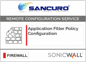 Application Filter Policy Configuration For SONICWALL Firewall