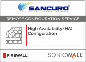 High Availability (HA) Configuration For SONICWALL Firewall