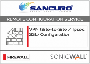 VPN (Site-to-Site / IPsec, SSL) Configuration in SONICWALL Firewall For Model TZ300, TZ400, TZ500, TZ600