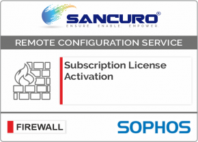 SOPHOS Firewall Subscription License Activation For Model Series XG200, XG300, XG400