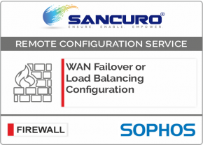 WAN Failover or Load Balancing Configuration in SOPHOS Firewall For Model Series XG200, XG300, XG400