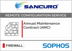 Annual Maintenance Contract (AMC) For SOPHOS Firewall For Model Series XG500, XG600, XG700