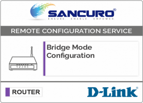 Bridge Mode Configuration For D-LINK Router