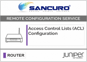 Access Control Lists (ACL) Configuration for JUNIPER Router