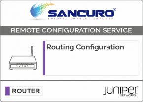 Routing Configuration in JUNIPER Router For Model Series MX10000, PTX1000, PTX10000