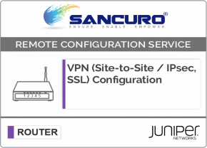 VPN (Site-to-Site / IPsec, SSL) Configuration in JUNIPER Router