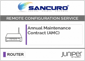 Annual Maintenance Contract (AMC) for JUNIPER Router For Model Series MX100, MX200, MX2000