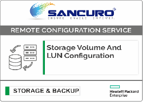 Storage Volume And LUN Configuration For HPE Storage