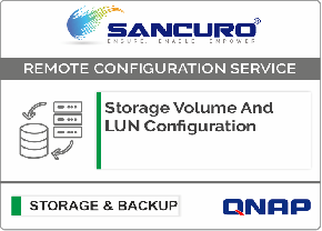Storage Volume And LUN Configuration For QNAP Storage